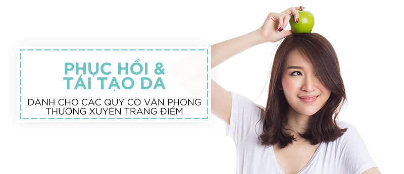 Gói phục hồi và tái tạo da dành hco quý cô văn phòng