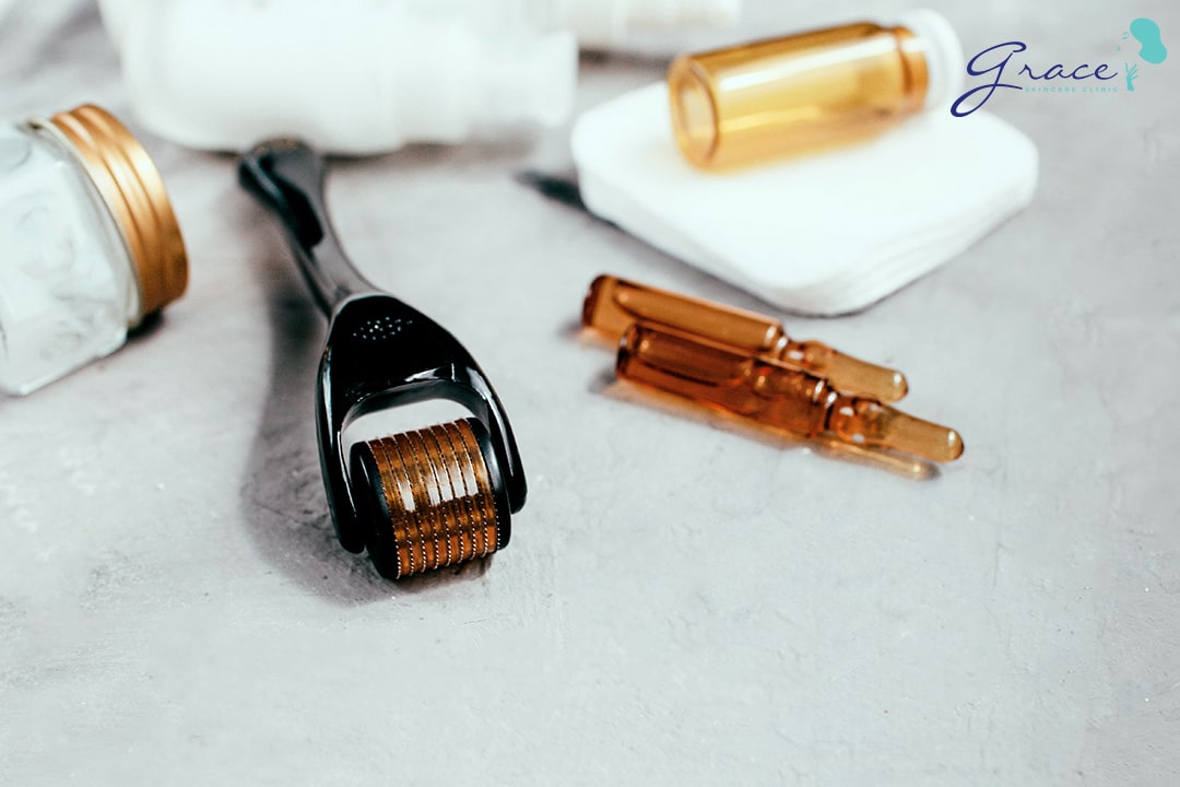 Da bị tăng sắc tố sau lăn kim, laser, peel da có trị được không? - Grace Skincare Clinic