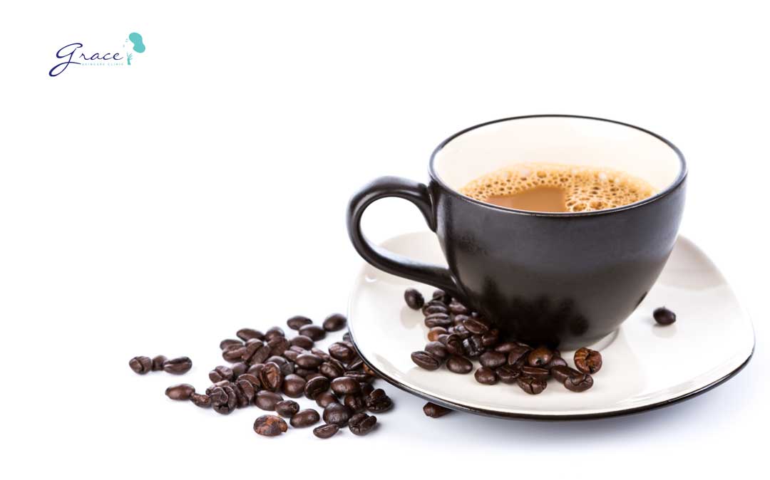 coffee causes skin dehydration